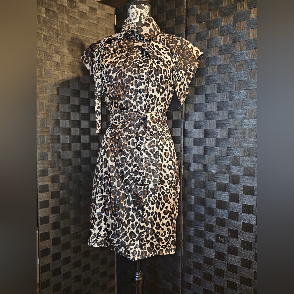 Leopard Print Women's Dress